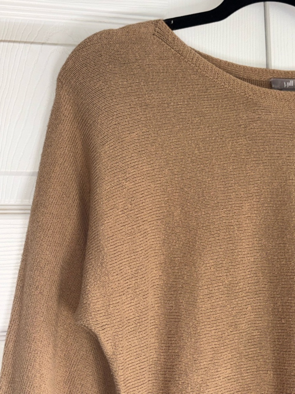 J. Jill Relaxed Long-Sleeve Top in Brown - Picture 3 of 11